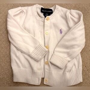 Ralph Lauren unisex baby cardigan